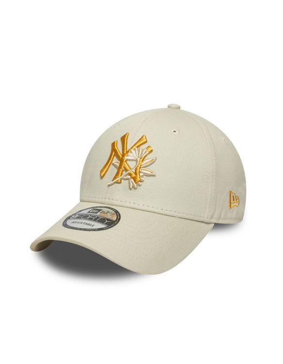 Dad Hat New Era - 9 FIFTY Floral Icon - New York Yankees - Beige
