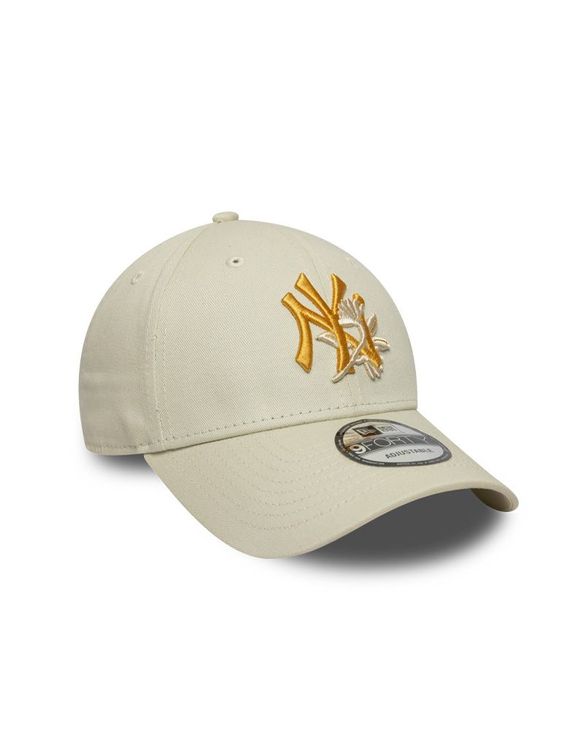 Dad Hat New Era - 9 FIFTY Floral Icon - New York Yankees - Beige