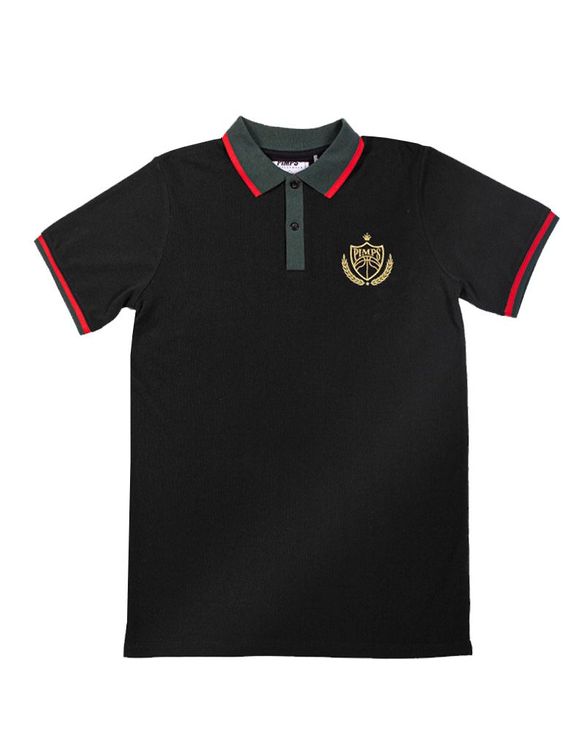 Polera Pimps Pique - Colección Scudetto - Hombre - Negro