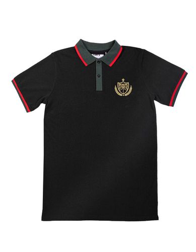 Polera Pimps Pique - Colección Scudetto - Hombre - Negro