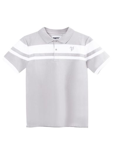 Polera Pimps Pique Juvenil - Colección Heraldica - Gris