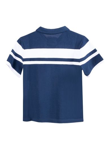 Polera Pimps Pique Juvenil - Colección Heraldica - Azul